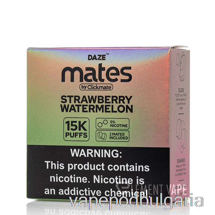 Vape Течности 7 Daze Mate Pods ягода диня